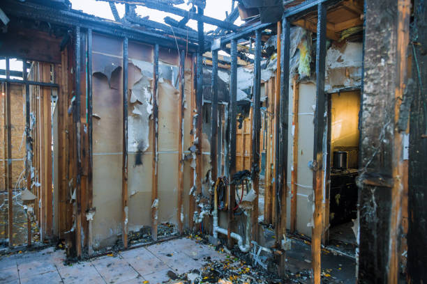 Professional Fire Damage Restoration technician working in Williamsburg, FL